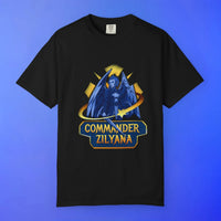 Commander Zilyana RuneScape t-shirt front print, GWD Saradomin boss graphic tee, OSRS merch