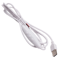 Neon sign dimmer with adjustable brightness buttons.