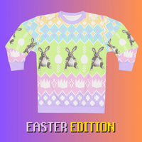 OSRS Easter Pink all-over print sweatshirt – RuneScape spring gaming merch