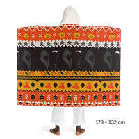 Old School Runescape Hooded Blanket Sherpa Fleece. OSRS Halloween & Skillcape Inspired Merch Gift Idea