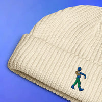 Zombie Embroidered Beanie