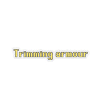 Sticker ,,Trimming Armour"