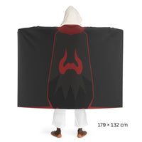 Old School Runescape Hooded Cape Sherpa Fleece Blanket - OSRS Zamorak God Symbol