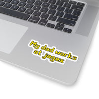 Sticker ,,My Dad Works at Jagex"