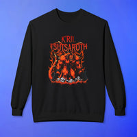 KRill Tsutsaroth RuneScape sweatshirt front print, GWD Zamorak boss crewneck, OSRS merch