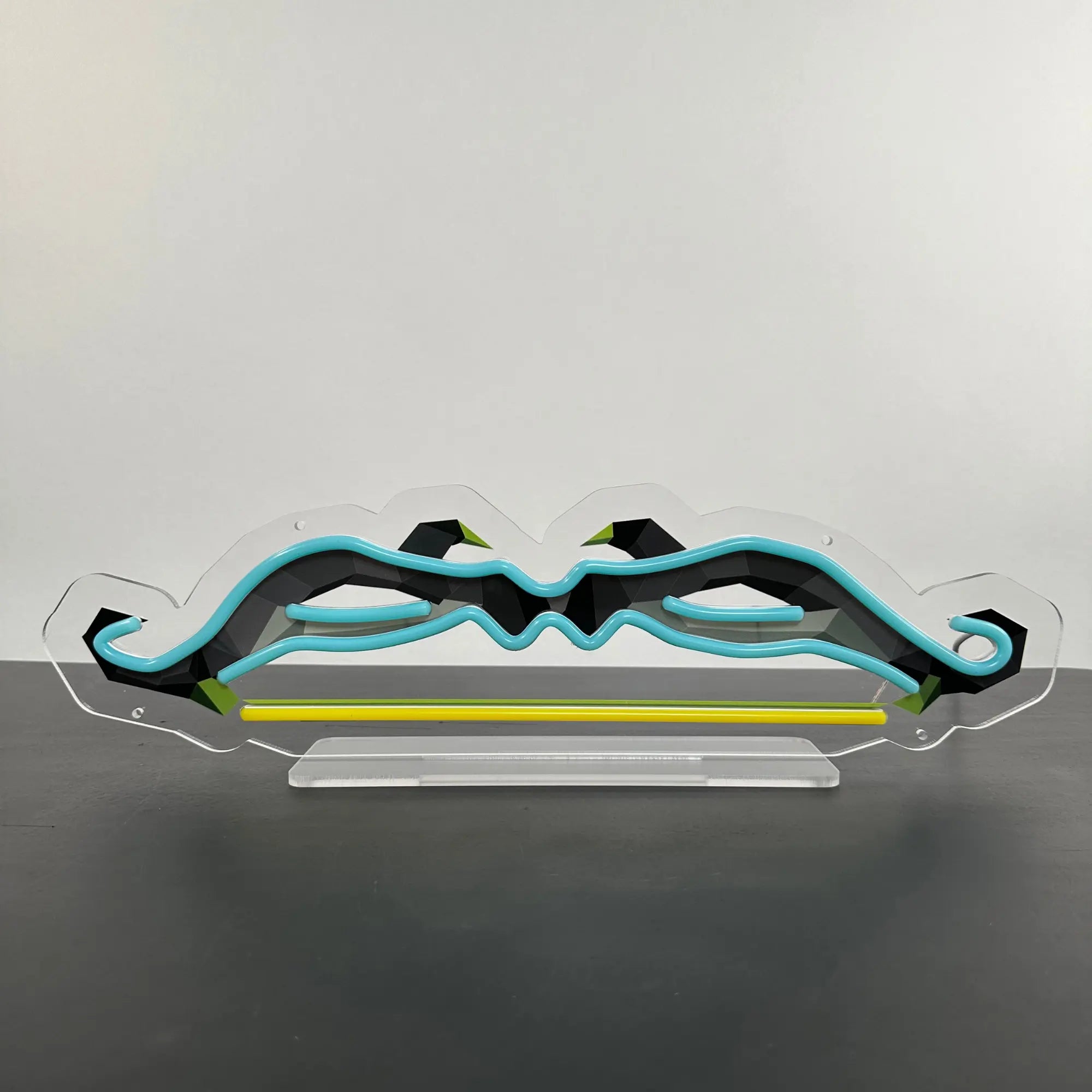 A radiant LED neon sign portraying the legendary Twisted Bow from the popular MMORPG, Runescape, perfect for any gaming enthusiast.