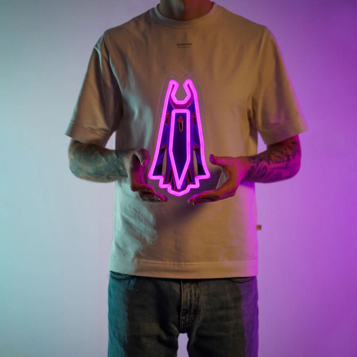 OSRS Ardougne Max Cape LED neon sign – RuneScape gaming room wall decor