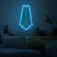 osrs ghutix max cape neon sign above bed