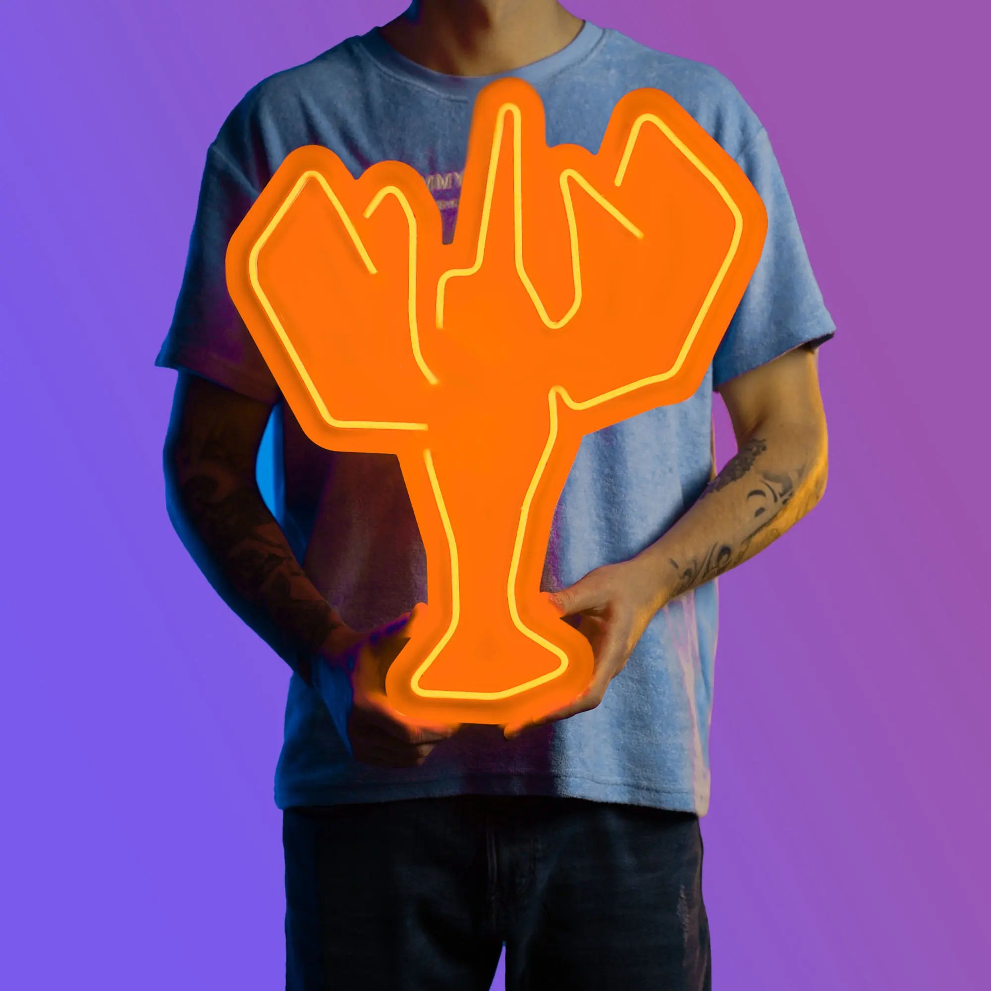 Old School Runescape Lobster LED Neon Sign Customscapeart