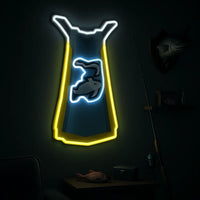 RuneScape LED neon sign hanging display options – screws, chain or acrylic stand #14