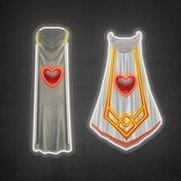 OSRS Rs3 Constitution Cape LED neon sign – RuneScape gaming room wall decor