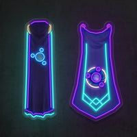 OSRS Rs3 Divination Cape LED neon sign – RuneScape gaming room wall decor