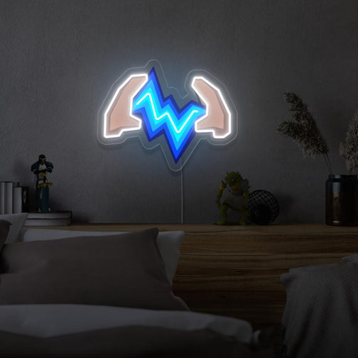 Mount the OSRS Turmoil LED neon sign above your bed to inspire dreams of spiritual strength and combat prowess in Old School RuneScape. The Turmoil prayer represents the determination and power of adventurers. A perfect addition to any bedroom, this LED neon sign infuses the space with a sense of spiritual resilience. 
