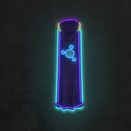 The RS3 Divination Cape LED neon sign (type 