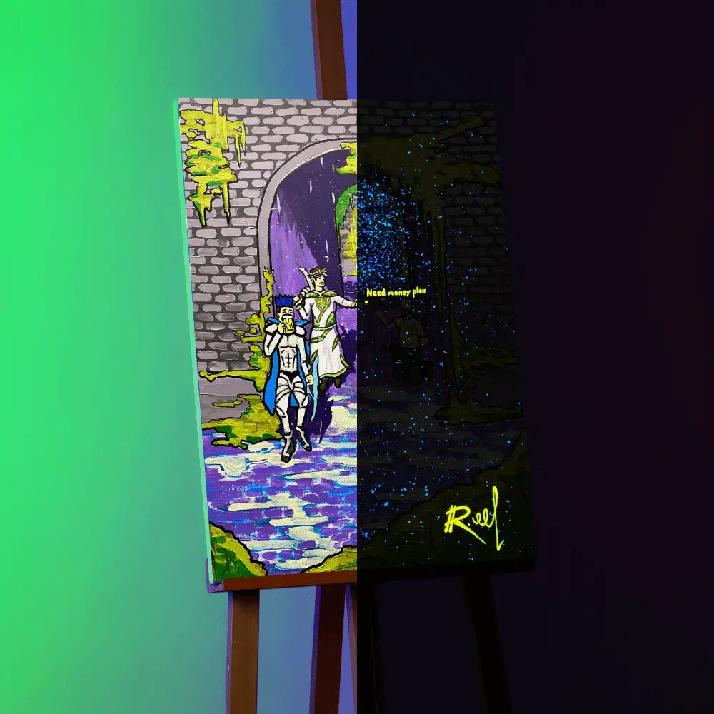 runescape glow in the dark print in the day and night