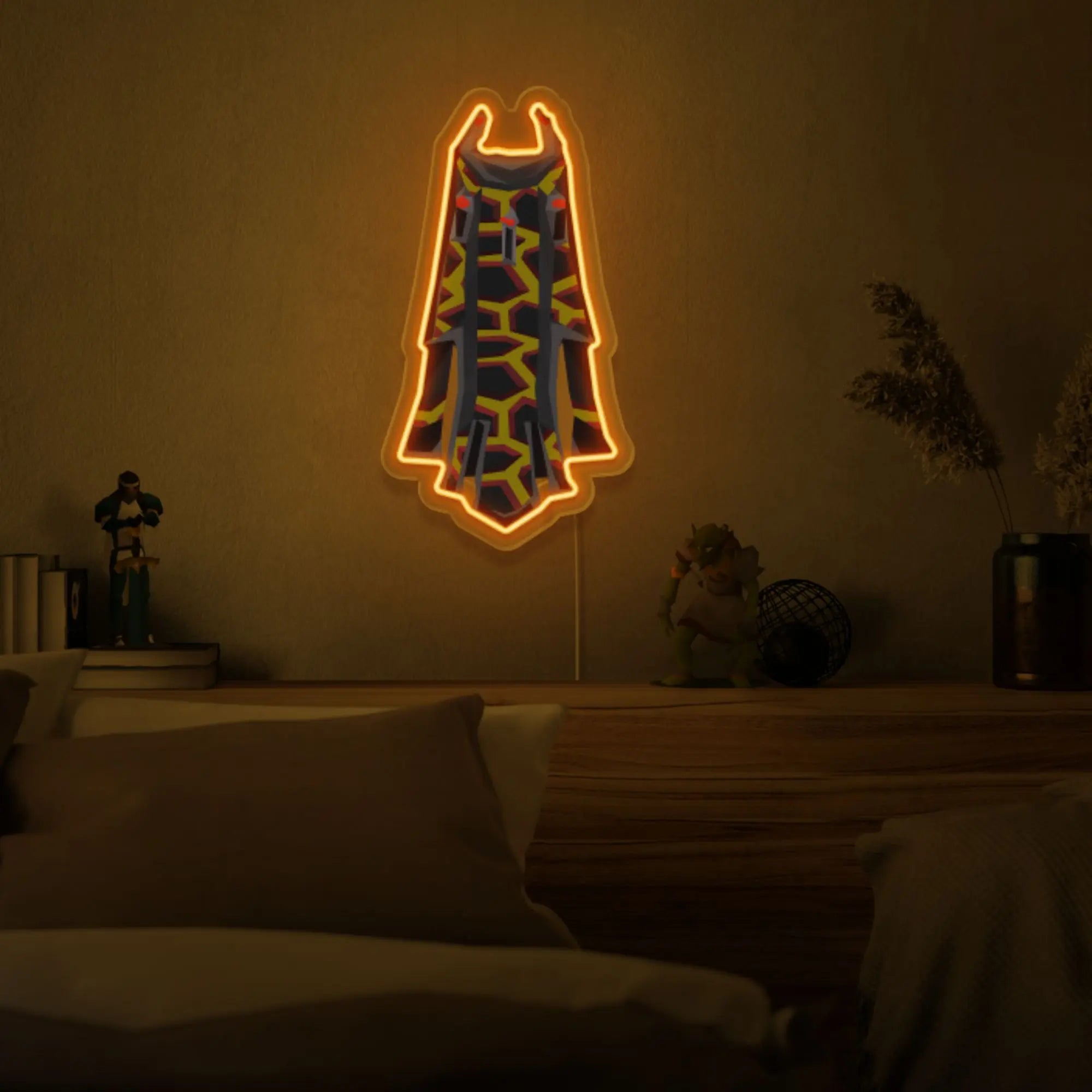 Old School Runescape Infernal Max Cape LED Neon Sign – Customscapeart