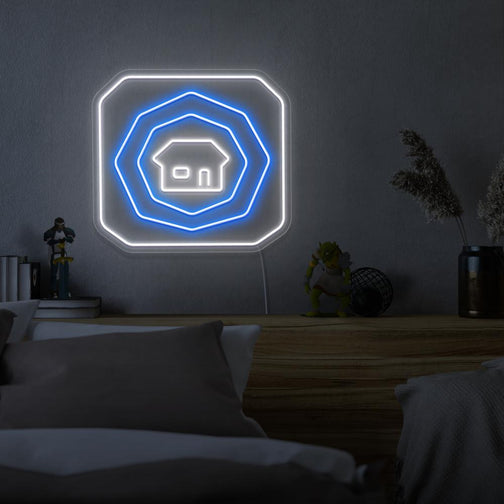 Mount the OSRS Home Tablet LED neon sign above your bed to infuse your bedroom with the spirit of adventure and convenience. The iconic home teleport tablet adds a touch of nostalgia to your personal space. A perfect gift for OSRS enthusiasts.