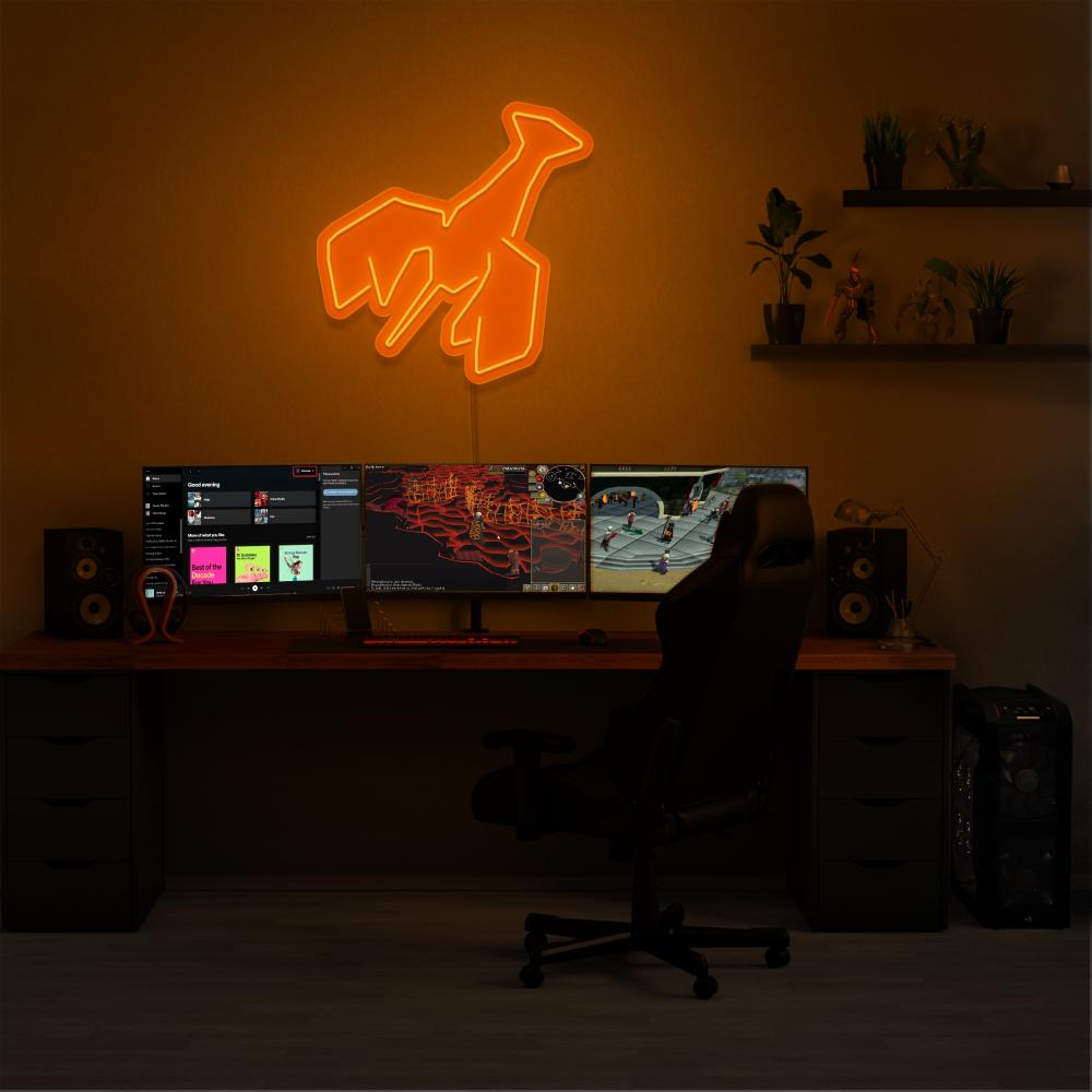 Old School Runescape Lobster LED Neon Sign Customscapeart