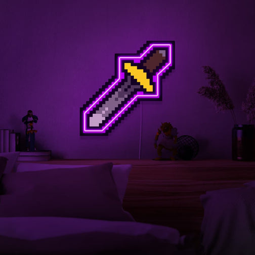 Mount the OSRS Melee Protect LED neon sign above your bed to inspire dreams of becoming a formidable warrior in Old School RuneScape. The iconic Melee Protect symbol represents defense and resilience. A perfect addition to any bedroom, this LED neon sign infuses the space with strength and protection. 