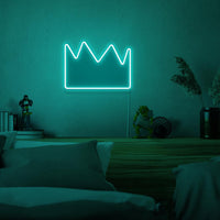 OSRS Party Hat LED neon sign on bedroom wall – RuneScape gaming room decor