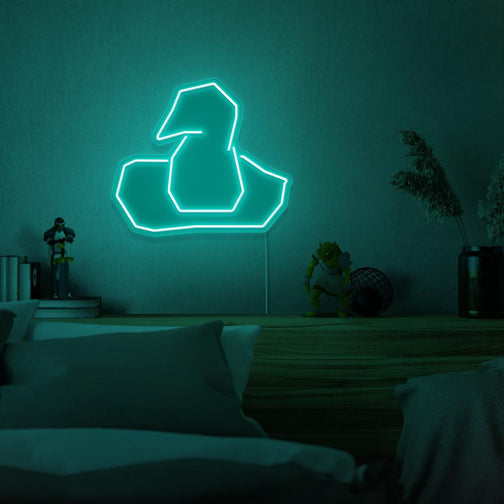 Mount the Runescape Wizard Hat LED neon sign above your bed to inspire dreams of magic and mystique in RuneScape. The Wizard Hat represents the arcane knowledge and power of wizards. A perfect addition to any bedroom, this LED neon sign infuses the space with a sense of enchantment and wonder.